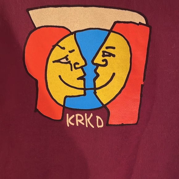 KRKD Crewneck Sweatshirt with graphic at chest - Picture 2 of 4
